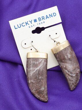Lucky Brand Boho Chic Statement Drop Earrings